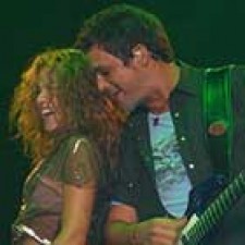 Alejandro Sanz con Shakira en Miami