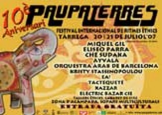 10º Paupaterres. Festival Internacional de Ritmos Étnicos