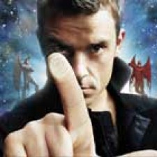 Robbie Williams y Mark Ronson en el estudio