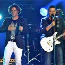 Alejandro Sanz y David Bisbal juntos
