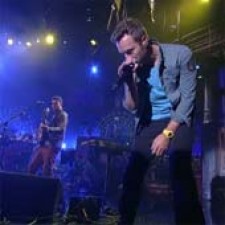 Concierto de Coldplay en el Teatro Ed Sullivan