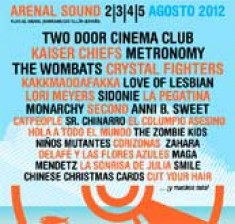 El cartel del Arenal Sound 2012 va tomando forma