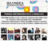 Primeras confirmaciones Día de la Música 2012