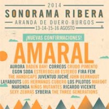 Amaral al Sonorama 2014