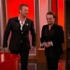 Bono y Chris Martin en modo Frank Sinatra